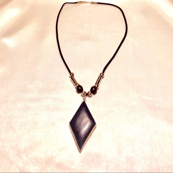Black obsidian necklace - Picture 2 of 6